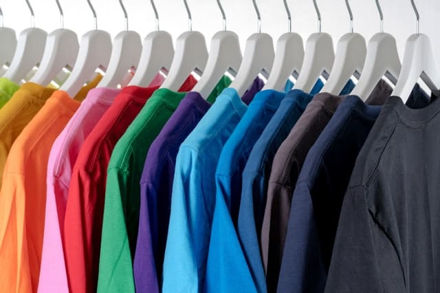 ejemplos de colores de camisetas