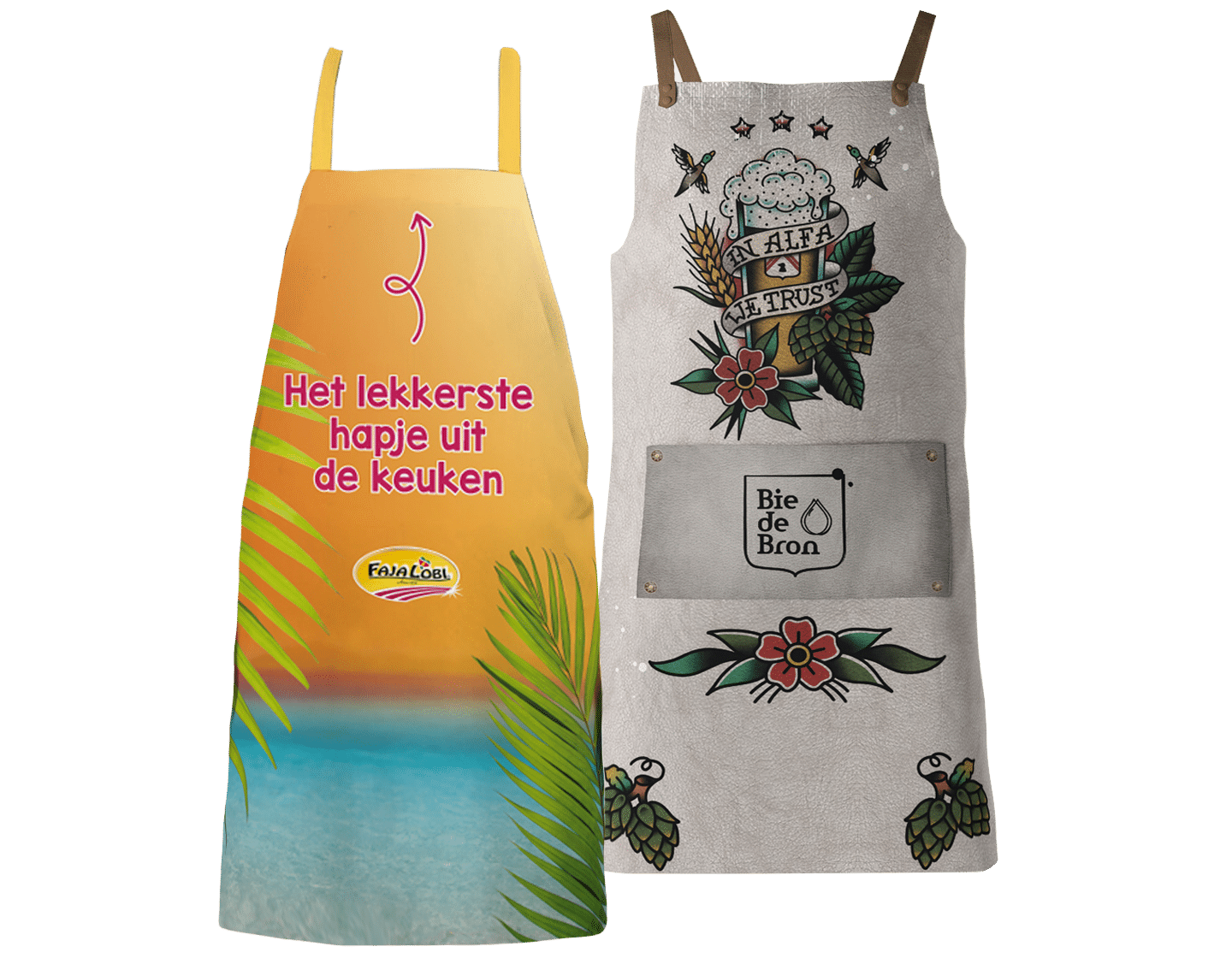schorten maken schorten bedrukken