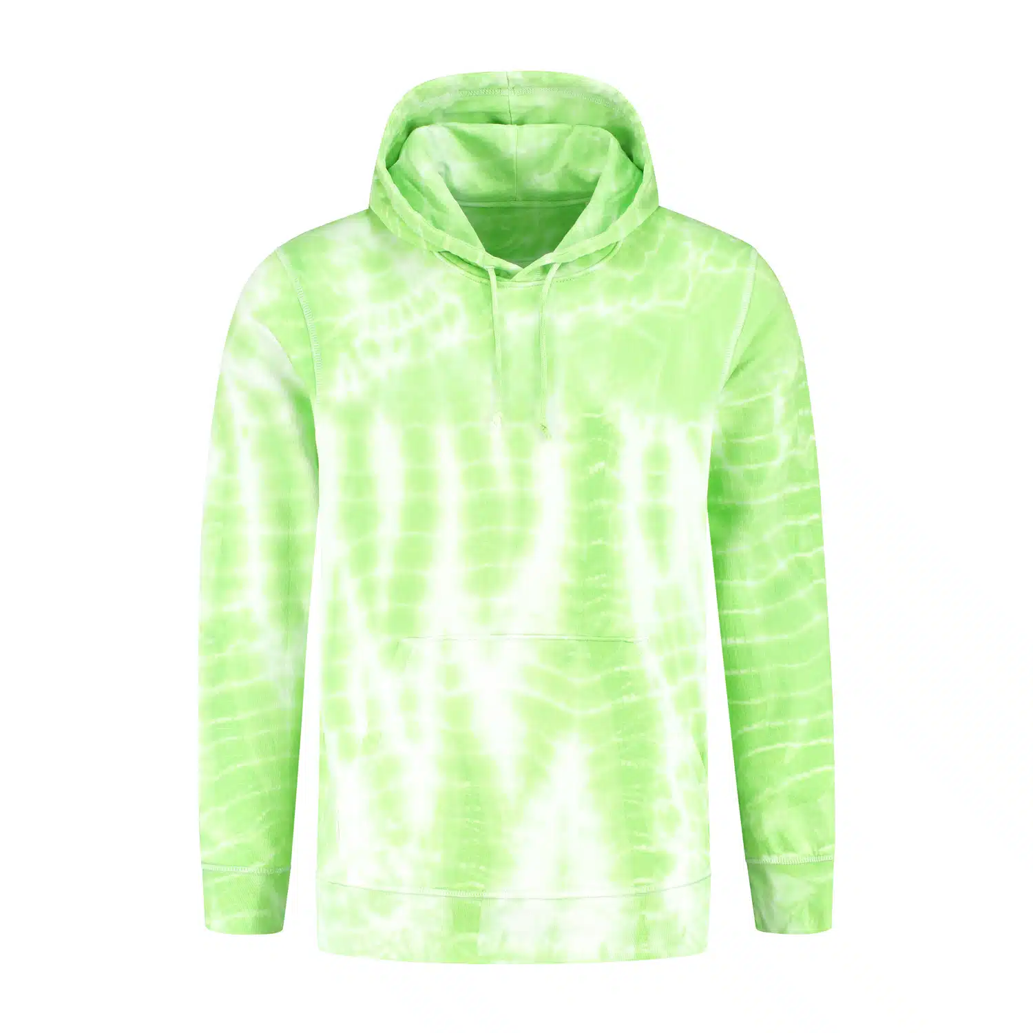 groene hoodie tie dye