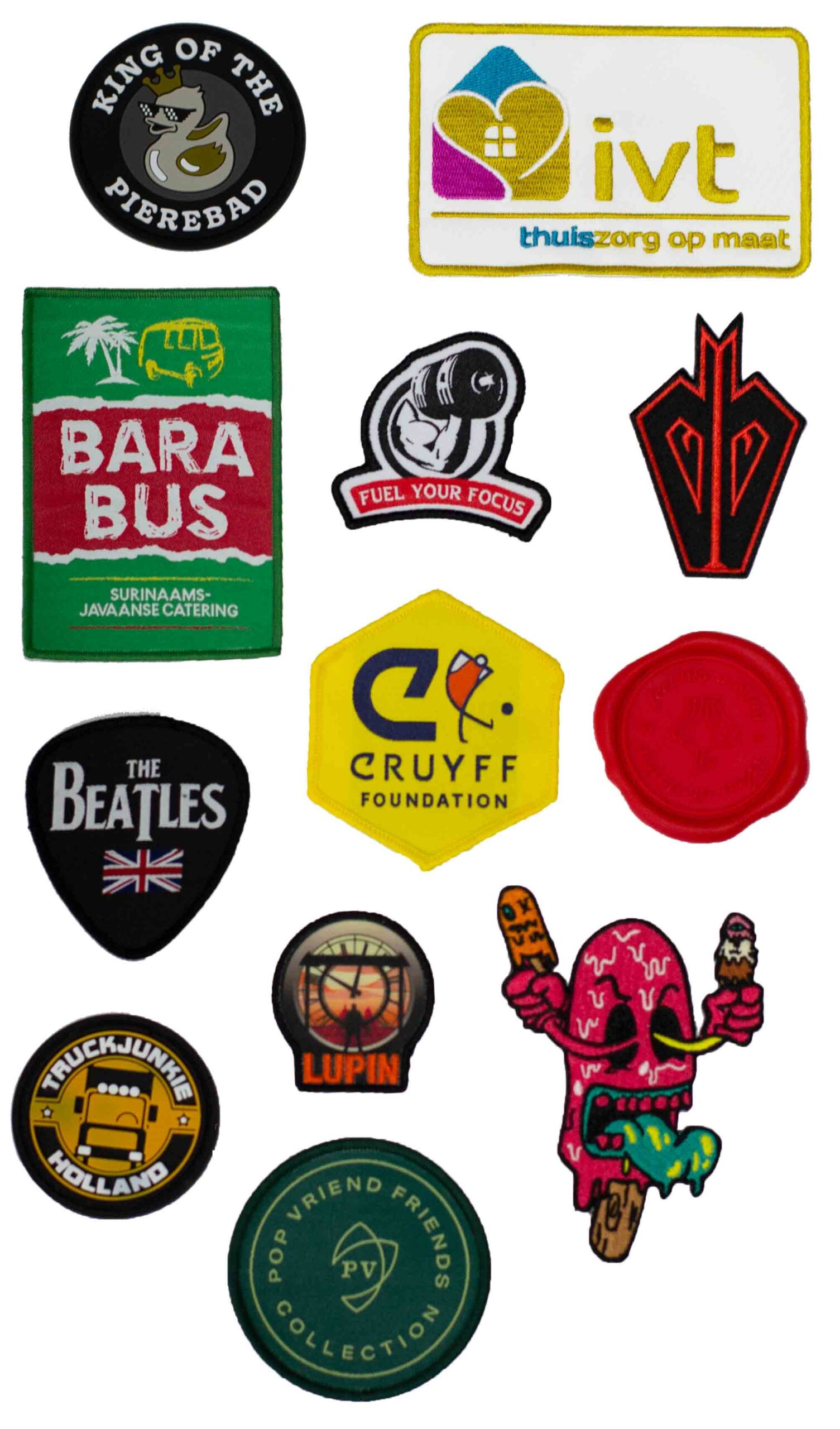 kleding badges laten maken