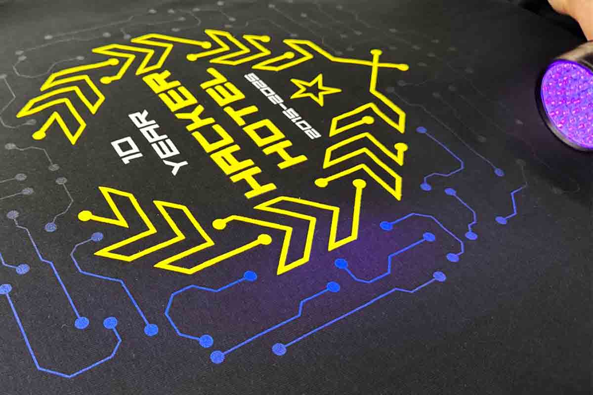 zeefdruk met uv inkt