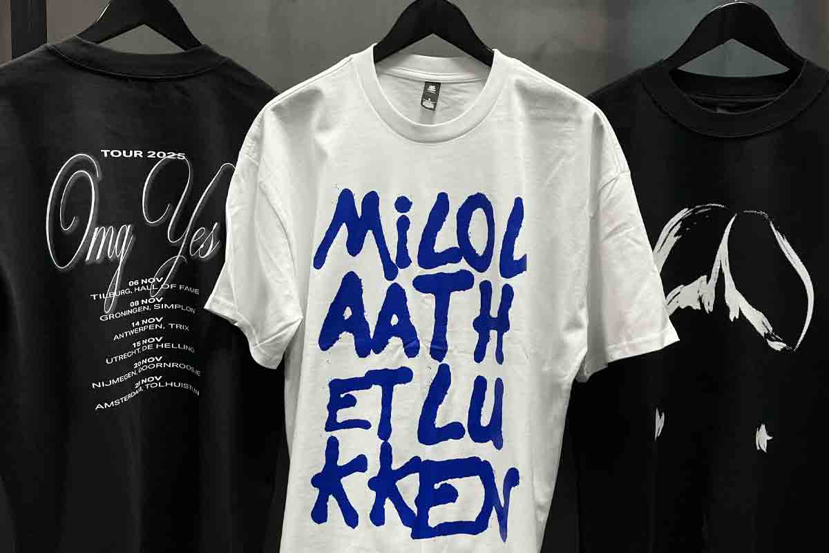 Milolaathetlukken t-shirts