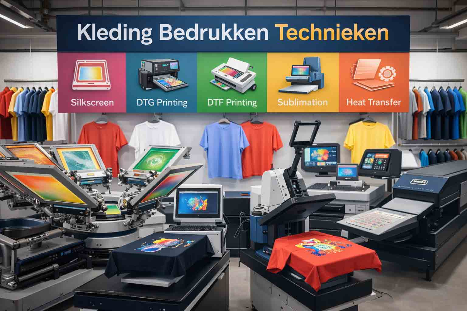kleding bedrukken technieken
