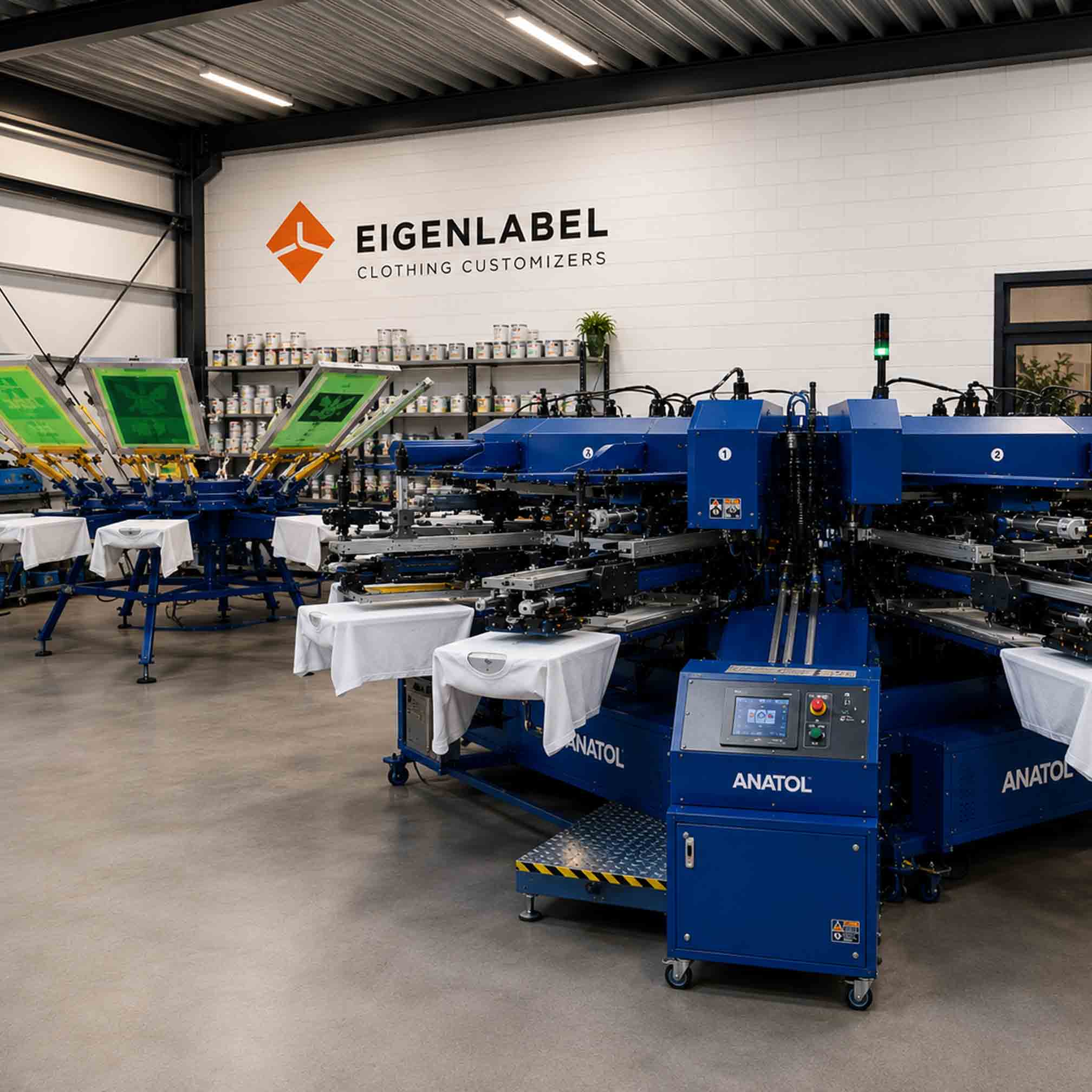zeefdruk eigenlabel diemen